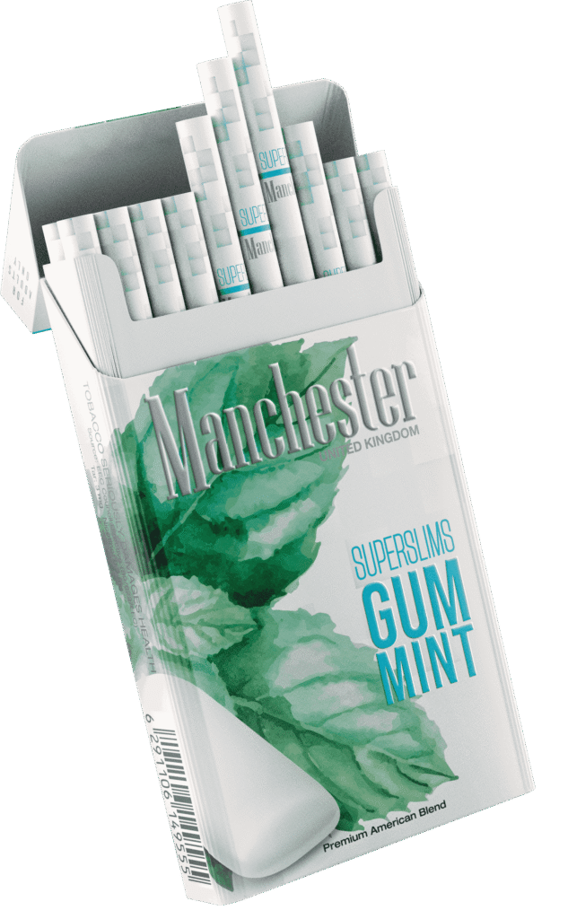 Manchester Superslims Gum Mint – Naneli Sakız