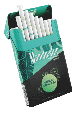 Manchester Nano Wild Green Superslim Sigara – Mentol Aromalı