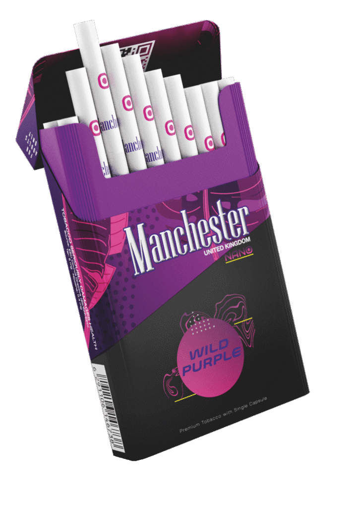 Manchester Nano Wild Purple Slim – Böğürtlen Aromalı