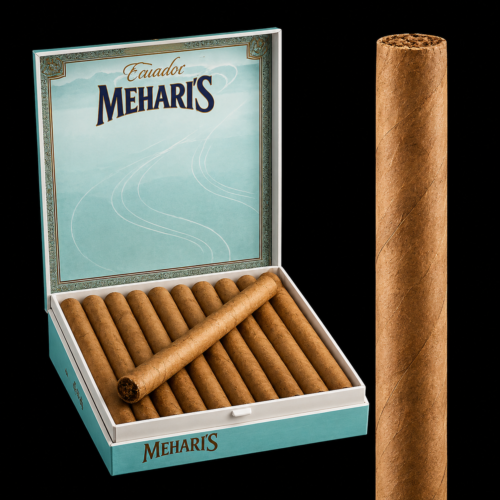 Agio Meharis Ecuador 20s, Ecuador kaplama yaprağı ve seçkin tütün harmanıyla premium cigarillo deneyimi sunuyor.