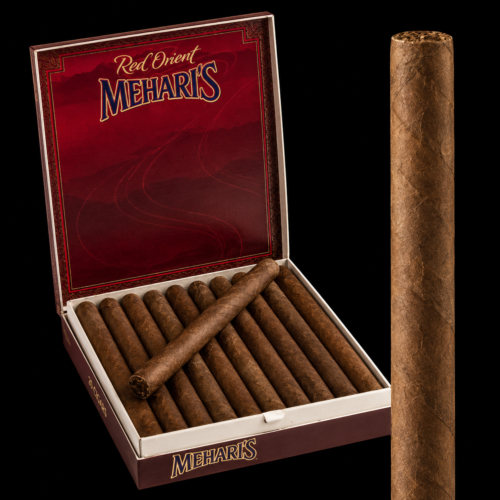 Agio Meharis Red Orient 20s, Oriental tütün harmanı ve zengin aromatik yapısıyla premium cigarillo deneyimi sunuyor.